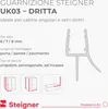 STEIGNER Guarnizione doccia UK03 50 cm (1 pz.) trasparente Anteprima dell’immagine prodotto 2