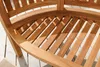 Massive Gartenbank EMPIRE TEAK 150cm natur Teakholz Produktbild-Vorschau 13
