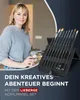 LIEBERGE Premium Pinselset Acrylfarben – 9 Acrylpinsel + Produktbild-Vorschau 2