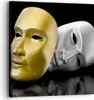 Bild auf Leinwand - Leinwandbild - Maske Theater Bühne Produktbild-Vorschau 1