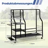 Organizer golfowy z kółkami - mieści 2 torby, kije i sprzęt Podgląd zdjęcia produktu 2