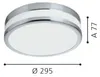 Eglo 94999 LED Palermo plafoniera Ø 29cm 2500lm cromo Anteprima dell’immagine prodotto 15