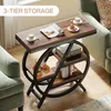 Tribesigns 3-Etagen Beistelltisch, Holz Sofa Beistelltisch Produktbild-Vorschau 8