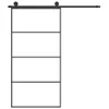 vidaXL Drzwi przesuwne z okuciem 102,5x205 cm ESG szkło i Podgląd zdjęcia produktu 2
