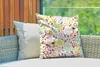MuchoWow® Outdoor Kissen - Illustration eines Blumenmusters Produktbild-Vorschau 3