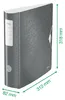 Leitz 1106-00-51 1106 Classeur Active WOW A4 - 82 mm, bleu Voir les images du produit 8