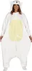 A woman is wearing a white polar bear costume. Anteprima dell’immagine prodotto