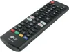A black LG remote control is shown against a white background. Produktbild-Vorschau
