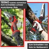TEENO 2-in-1 Elektro-Kettensäge mit Teleskopstange, 2 Akkus Produktbild-Vorschau 2