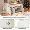 Merax Hochglanz Sideboard mit LED und 5 Metallbeinen, Produktbild-Vorschau 8