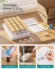 SONGMICS Gewürzgläser 24er Set, Eckige Gewürzdosen aus Produktbild-Vorschau 8