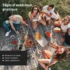 Tapis d'extérieur EVOCAMP 300 x 400 cm, tapis en plastique, Voir les images du produit 2