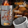 Feuertonne / Feuerkorb mit Motiv Kuh-Hallöchen Produktbild-Vorschau 5