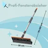 Fensterwischer mit Teleskopstiel Fensterputzer Abzieher Produktbild-Vorschau 2