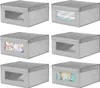 Aufbewahrungsbox stapelbare Stoffbox mDesign Deckel + Produktbild-Vorschau 1