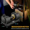 TREX SPORT Kurzhantel Set verstellbar TX-012AB | Gewichte Produktbild-Vorschau 4