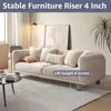 4er Set Möbelfüße 3-Layer Abnehmbare Verstellbare Produktbild-Vorschau 6