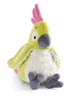 A plush toy parrot sitting on a white background. Produktbild-Vorschau