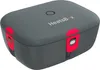 A gray and red electric lunchbox. Produktbild-Vorschau