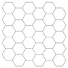 vidaXL Piastrella esagonale 50 pezzi Bianco Grigio 30 x 30 Anteprima dell’immagine prodotto 1