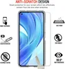 A smartphone screen protector is shown with various feature callouts. Produktbild-Vorschau