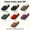 CRELIV Herren Hausschuhe gefüttert, warme Slip-On Produktbild-Vorschau 9