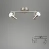 LED Deckenleuchte Spotleuchte 2xGU10 schwenkbar 3000K 12W Produktbild-Vorschau 8
