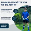 Schienbeinschützer mit Knöchelschutz (grau, Größe M) Produktbild-Vorschau 2