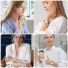 Damenuhr, Damen Analog Quarz Uhr mit Leder Armband, Uhren Produktbild-Vorschau 4