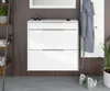 Schuhschrank Oliva 2 hängend Basic weiß glänzend Produktbild-Vorschau 3