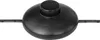 A black foot switch for a lamp on a white background. Produktbild-Vorschau
