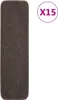 vidaXL Antirutsch Stufenmatten 15 Stk. 75x20 cm Braun Produktbild-Vorschau 2