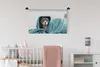 MuchoWow® Wandteppich Wandbehang Sphynx-Katze unter einer Produktbild-Vorschau 2
