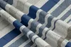 Bettwäsche Set 4 teilig Mikrofaser 135x200 Blau Beige Grau Produktbild-Vorschau 5