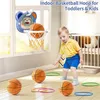 TEMI Indoor Mini Basketballkorb, 2-in-1, mit Bällen & Produktbild-Vorschau 4