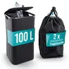 EASYmaxx Pfandflaschen Sammelbehälter 100 l, mit 2 x Produktbild-Vorschau 1