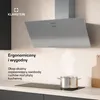 Klarstein Silver Lining 90 cm skośny okap kuchenny – 597 Podgląd zdjęcia produktu 3