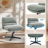 hjh LIVING lounge chair Criss-Cross 20 látkové křeslo Náhled obrázku produktu 3