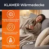 KLAMER Heizdecke mit Abschaltautomatik, 180x130 cm, Produktbild-Vorschau 2