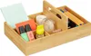 organizér na stůl relaxdays bamboo 5 přihrádek Náhled obrázku produktu 1