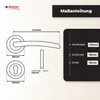 DOMINO Türgriff Drückergarnitur PZ - Profilzylinder Set | Produktbild-Vorschau 4
