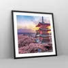Gerahmtes Poster - Schwarzer Rahmen - Fuji Choreito Pagode Produktbild-Vorschau 8