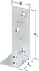 Vormann Balkenwinkel Schenkellänge 80x40 mm Breite 30mm Produktbild-Vorschau 3