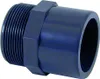 PVC - U Übergang Muffe x AG 32-25mm x 3/4" PN10 Produktbild-Vorschau 1