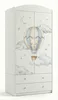 Armoire pour enfants avec un motif ravissant – Armoire à 2 Voir les images du produit 1