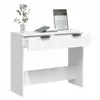 vidaXL Konzolový stolek bílý 90x36x75 cm materiál na bázi Náhled obrázku produktu 6