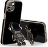 Astronaut Stand Telefon Fall für iPhone Serie Mini stoßfest Produktbild-Vorschau 2