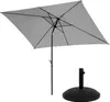 SVITA Set parasol avec pied de parasol 3x2m Parasol de Voir les images du produit 1