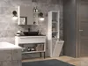 Badezimmerschrank NEL IV 31x30x174 cm  weiß  glänzend Produktbild-Vorschau 4