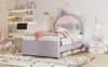 Letto per bambini 90 x 200 cm con testiera a forma di Anteprima dell’immagine prodotto 19